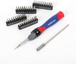 Set of 41 ratchet screwdrivers WORKPRO